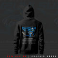 GSX-R1000 ART Inspired Black Drop Shoulder Hoodie