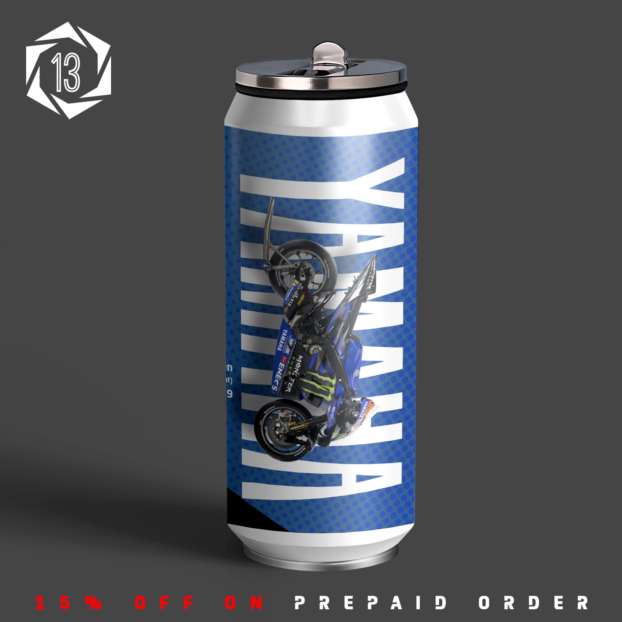 VR46 Y Superbike Inspired Sipper Can